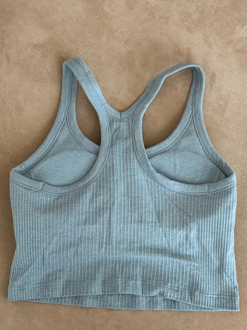 Lululemon Ebb to street tank - blue cast CROPPED
